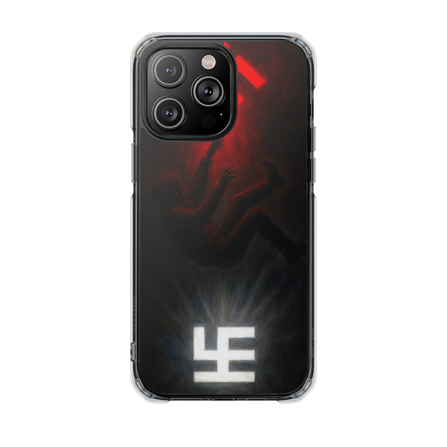 Swasticoin Dynamic Magnetic Phone Case, Unique Design, Rugged Protection, Smartphone Accessories, Personalized Gifts, Tech Enthusiasts
