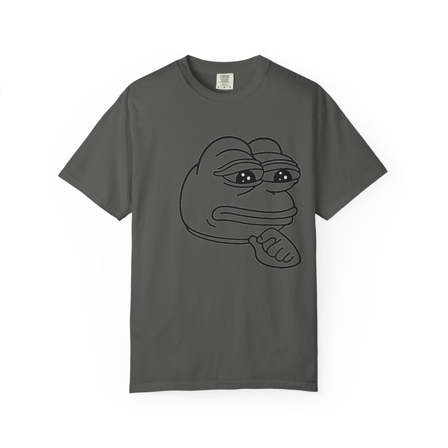 Thoughtful Pepe Unisex T-Shirt, Funny Graphic Tee, Gift for Friends, Casual Wear, Meme Inspired Fashion