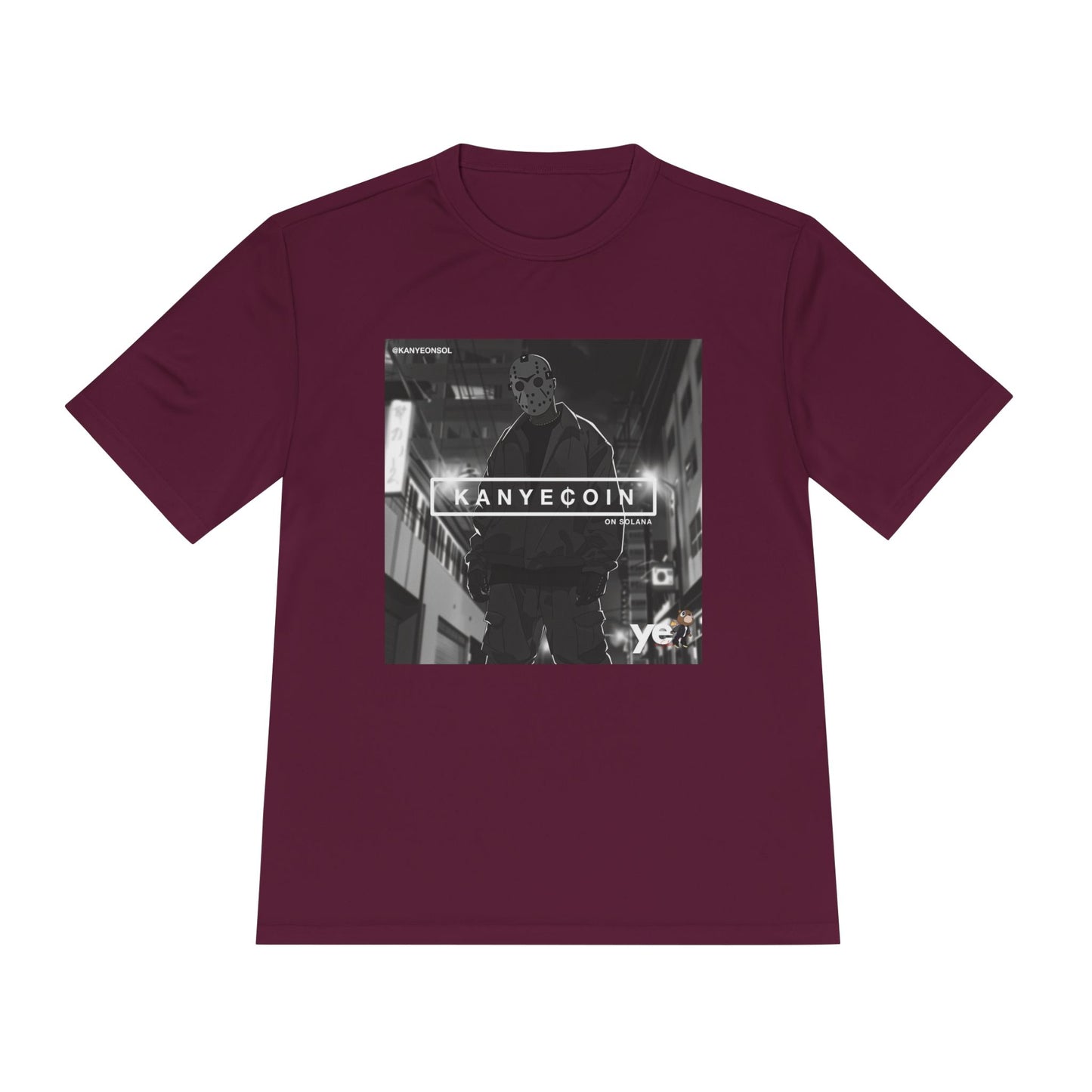 KANYECOIN Unisex Moisture Wicking Tee, Cool Graphic Tee, Music Lover Gift, Urban Style Shirt, Sportswear, Trendy Tee for Fans