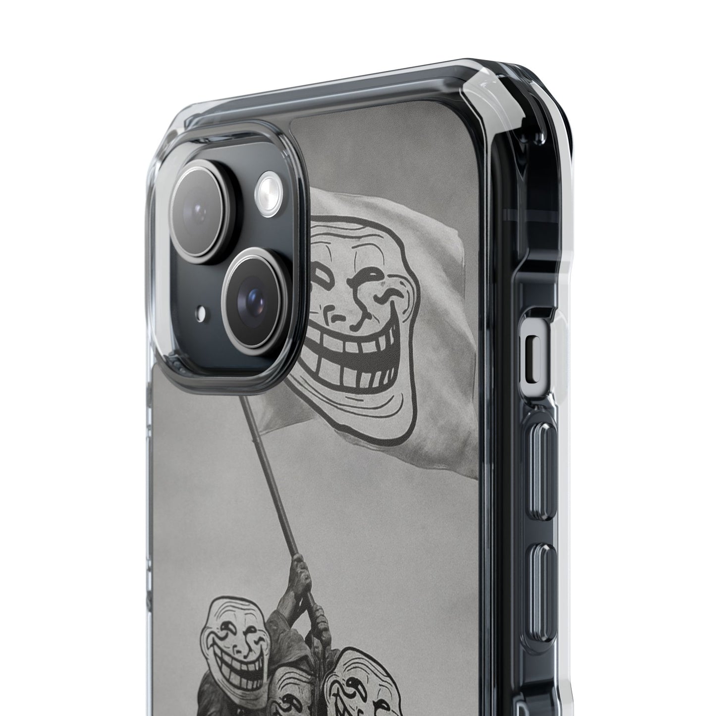 TROLL Flag Phone Case, Trendy Phone Cover, Gift for Gamers, Unique Phone Accessory, Funny Phone Protection