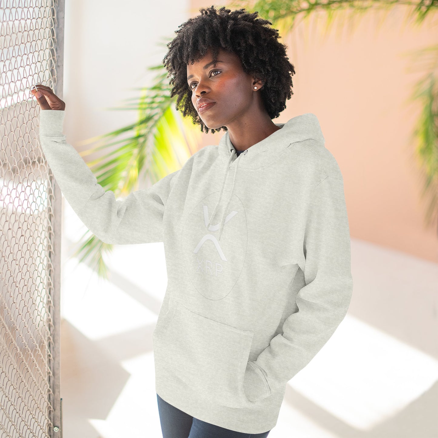 XRP Cozy Three-Panel Fleece Hoodie for Relaxed Casual Style, Perfect for Lounging, Gifting, Everyday Wear, and Cozy Nights