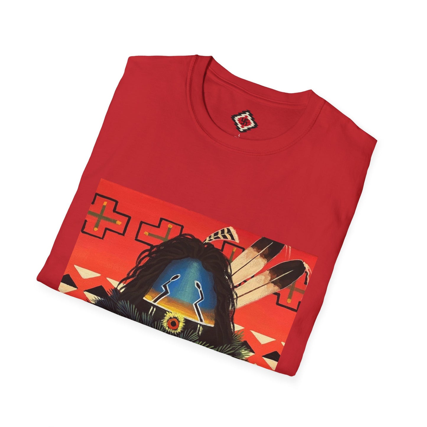 Yei Cultural Art T-Shirt | Unisex, Artistic Tee, Unique Design, Boho Fashion, Vintage Style, Gift for Her/Him