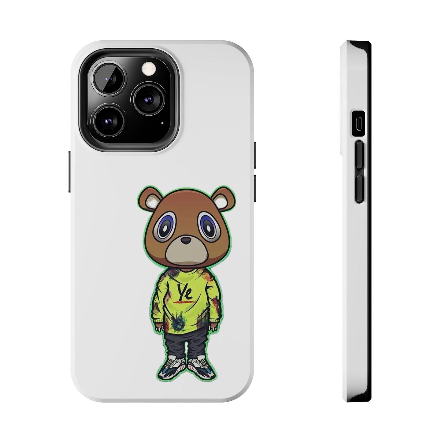 Ye Bear Tough Phone Cases with Cartoon Design - Unique Phone Cover, Durable Mobile Case, Cool Gift for Teens, Fun Accessory for Everyday Use