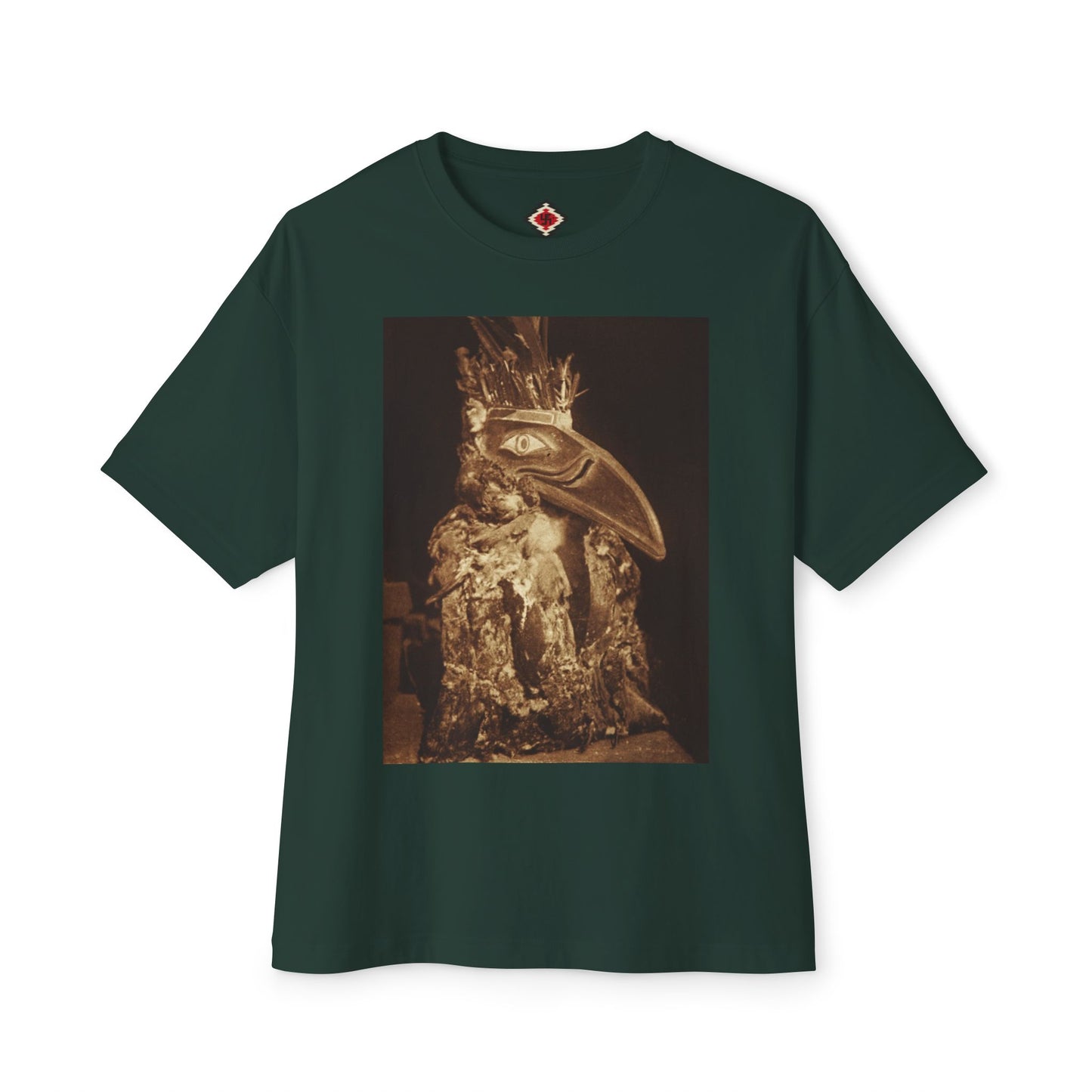 Yei Artistic Oversized Boxy Tee - Unique Graphic Tee, Statement Shirt, Casual Wear, Gift for Art Lovers, Trendy Streetwear