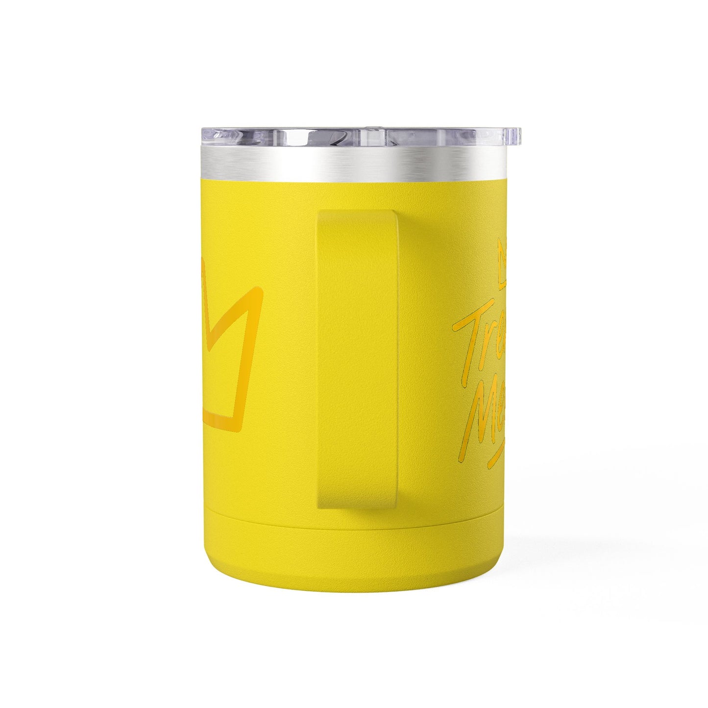 Trench Merch Crown Coffee Mug Tumbler, Perfect for Beach Lovers, Gifts for Friends, Summer Getaways, Adventure Travel, Crown Design
