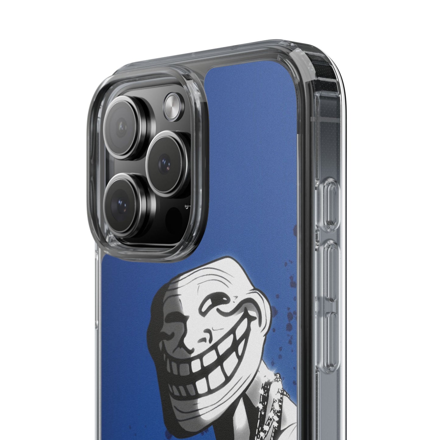 TROLL Clear Cases with Bold Graphic Design, Awesome Phone Accessories, Unique Gifts, Cartoon Phone Covers, Trendy Tech Gear