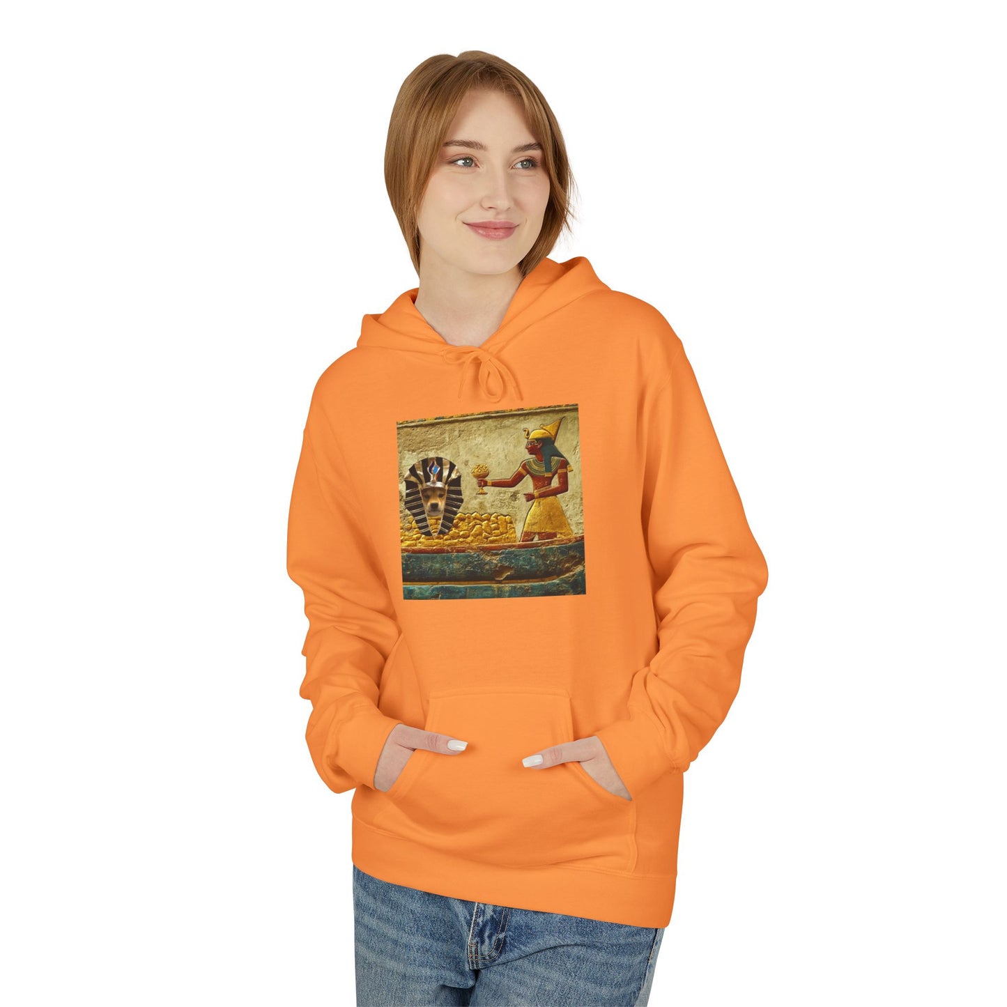WIF Art Hoodie, Cozy Fleece Pullover for Art Lovers, Unique Gift for Creative Souls, Perfect for Casual Wear, Art-Inspired Fashion