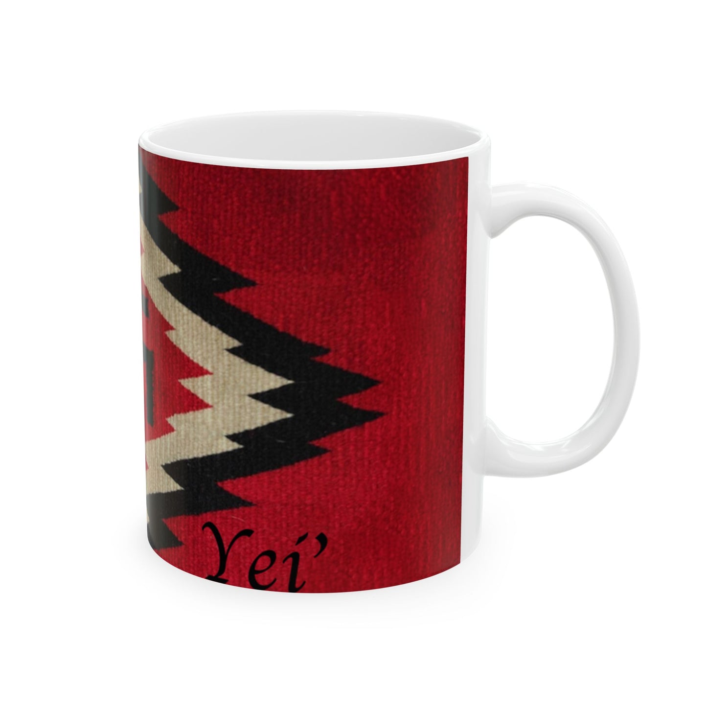 Yei Unique Ceramic Mug - Cultural Art Design, Perfect Gift for Coffee Lovers, Kitchen Decor, Personalized Mug, Handmade Drinkware