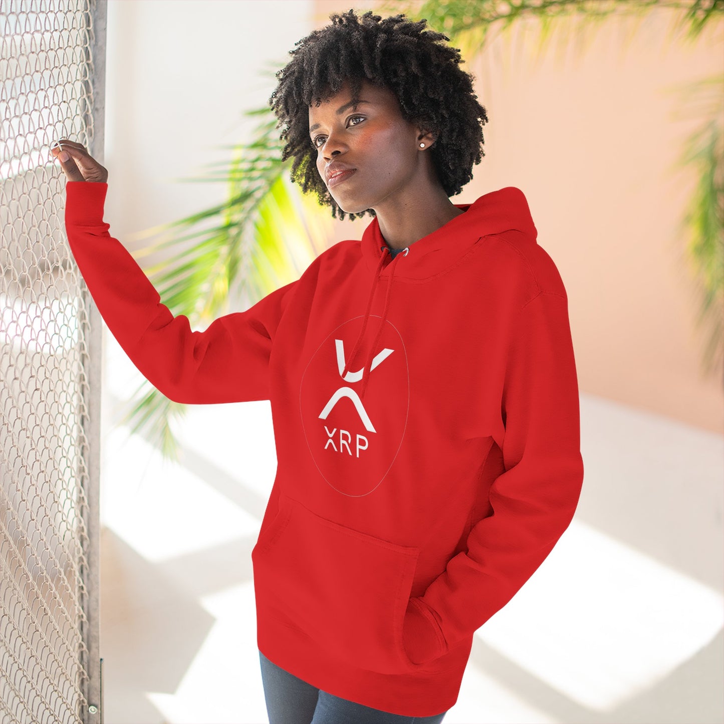 XRP Cozy Three-Panel Fleece Hoodie for Relaxed Casual Style, Perfect for Lounging, Gifting, Everyday Wear, and Cozy Nights