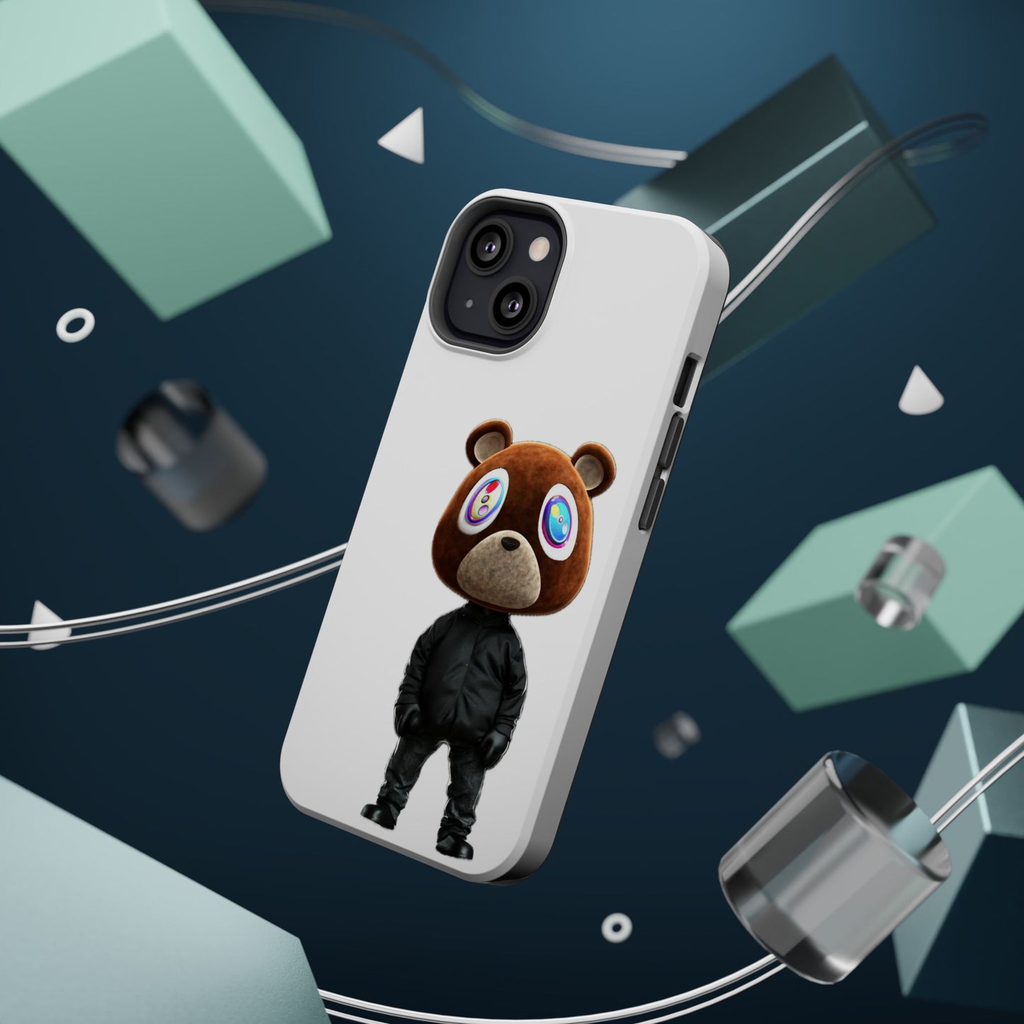 Ye Bear Character Magnetic Phone Cases, Fun Gift, Unique Phone Accessory, Trendy Tech, Personalized Style, Everyday Use
