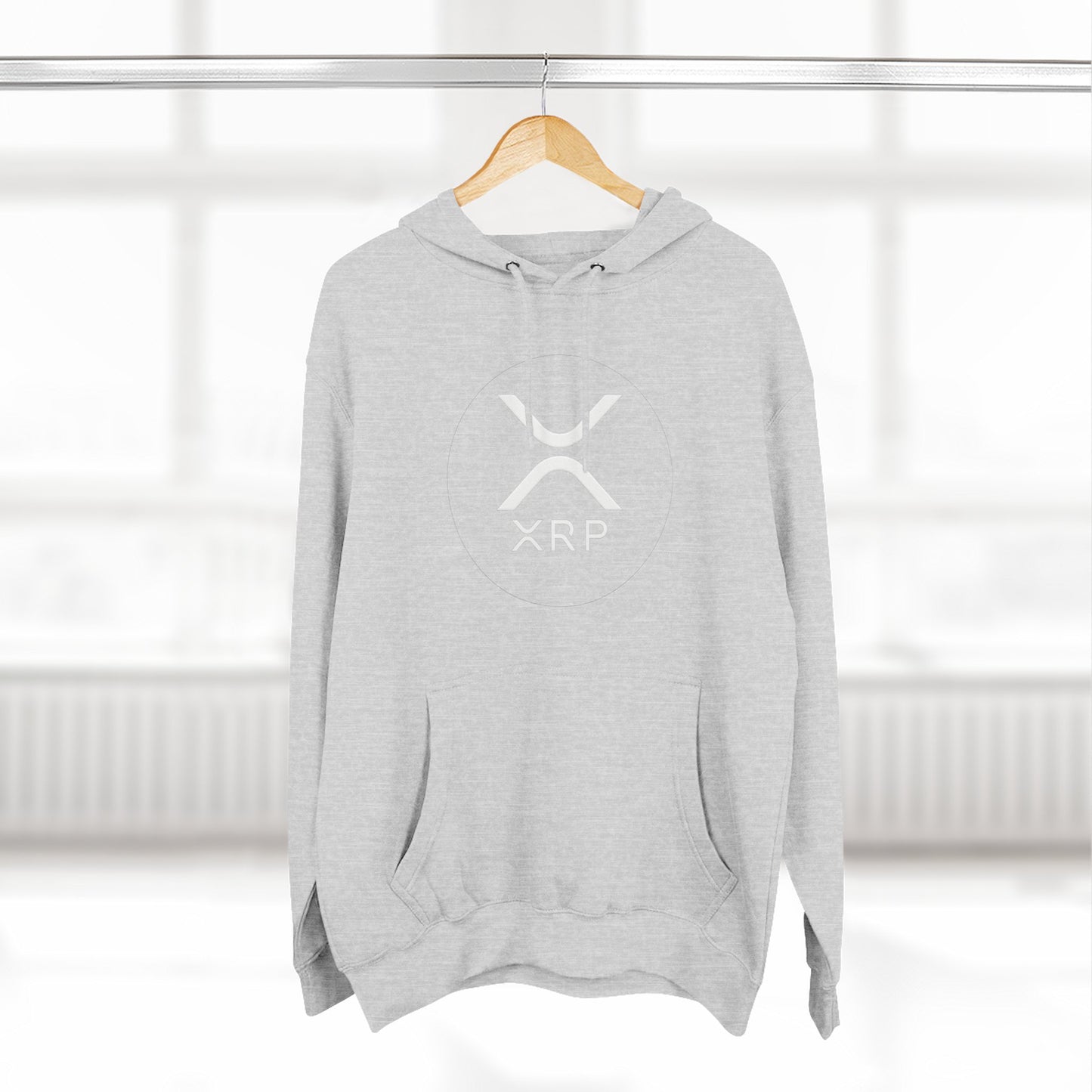 XRP Cozy Three-Panel Fleece Hoodie for Relaxed Casual Style, Perfect for Lounging, Gifting, Everyday Wear, and Cozy Nights