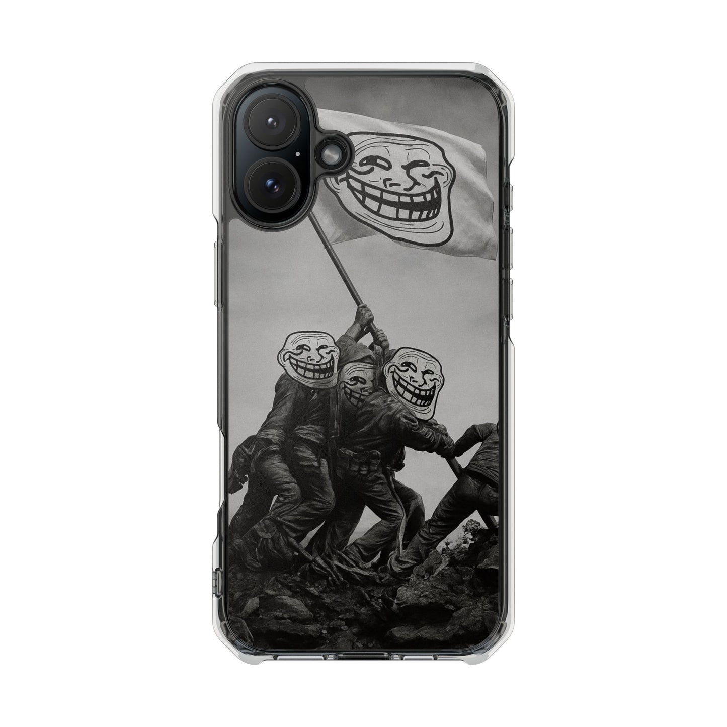 TROLL Flag Phone Case, Trendy Phone Cover, Gift for Gamers, Unique Phone Accessory, Funny Phone Protection