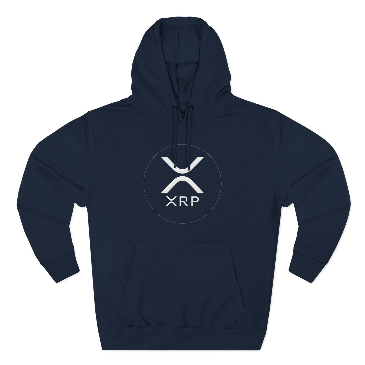 XRP Cozy Three-Panel Fleece Hoodie for Relaxed Casual Style, Perfect for Lounging, Gifting, Everyday Wear, and Cozy Nights