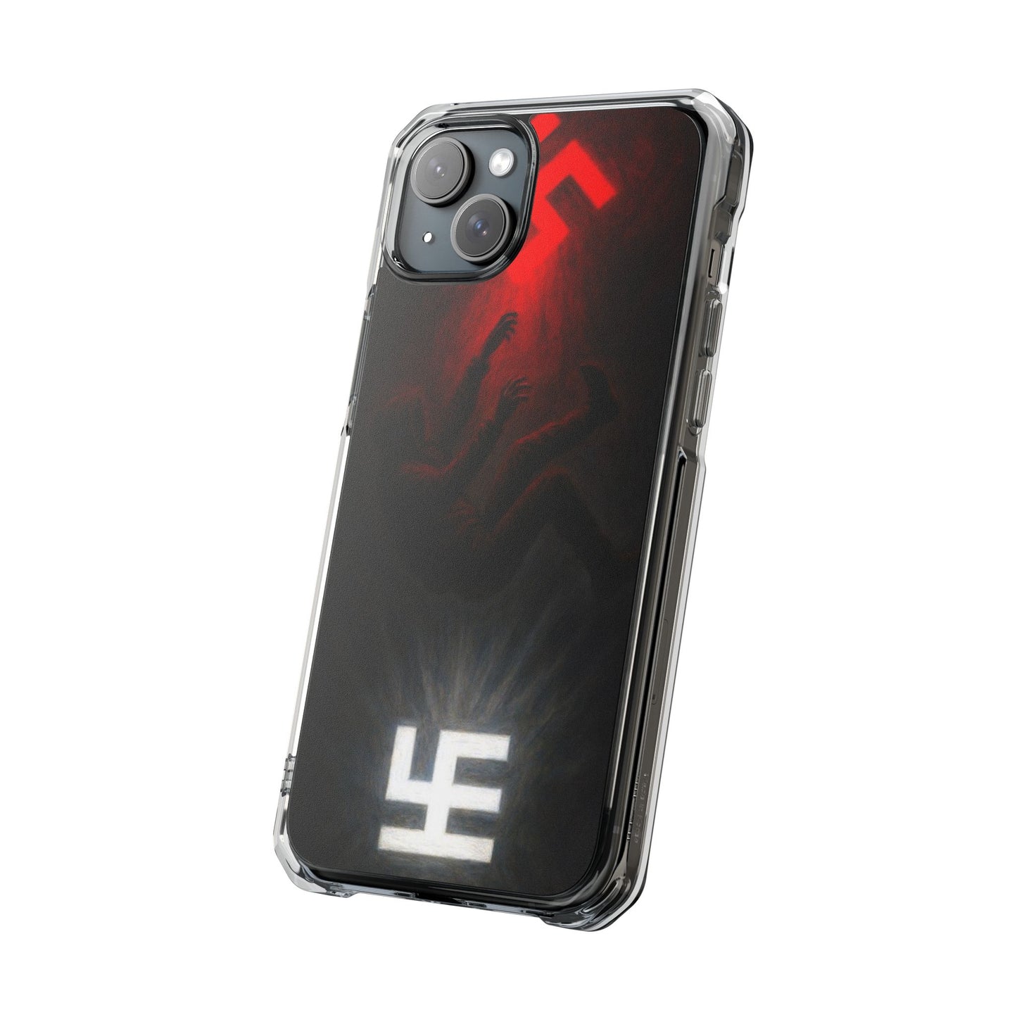 Swasticoin Dynamic Magnetic Phone Case, Unique Design, Rugged Protection, Smartphone Accessories, Personalized Gifts, Tech Enthusiasts