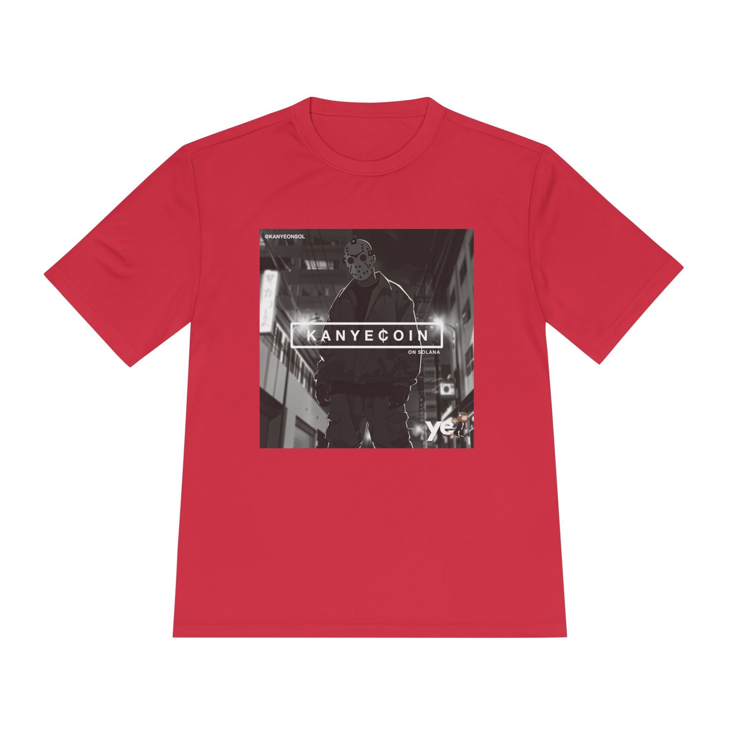 KANYECOIN Unisex Moisture Wicking Tee, Cool Graphic Tee, Music Lover Gift, Urban Style Shirt, Sportswear, Trendy Tee for Fans