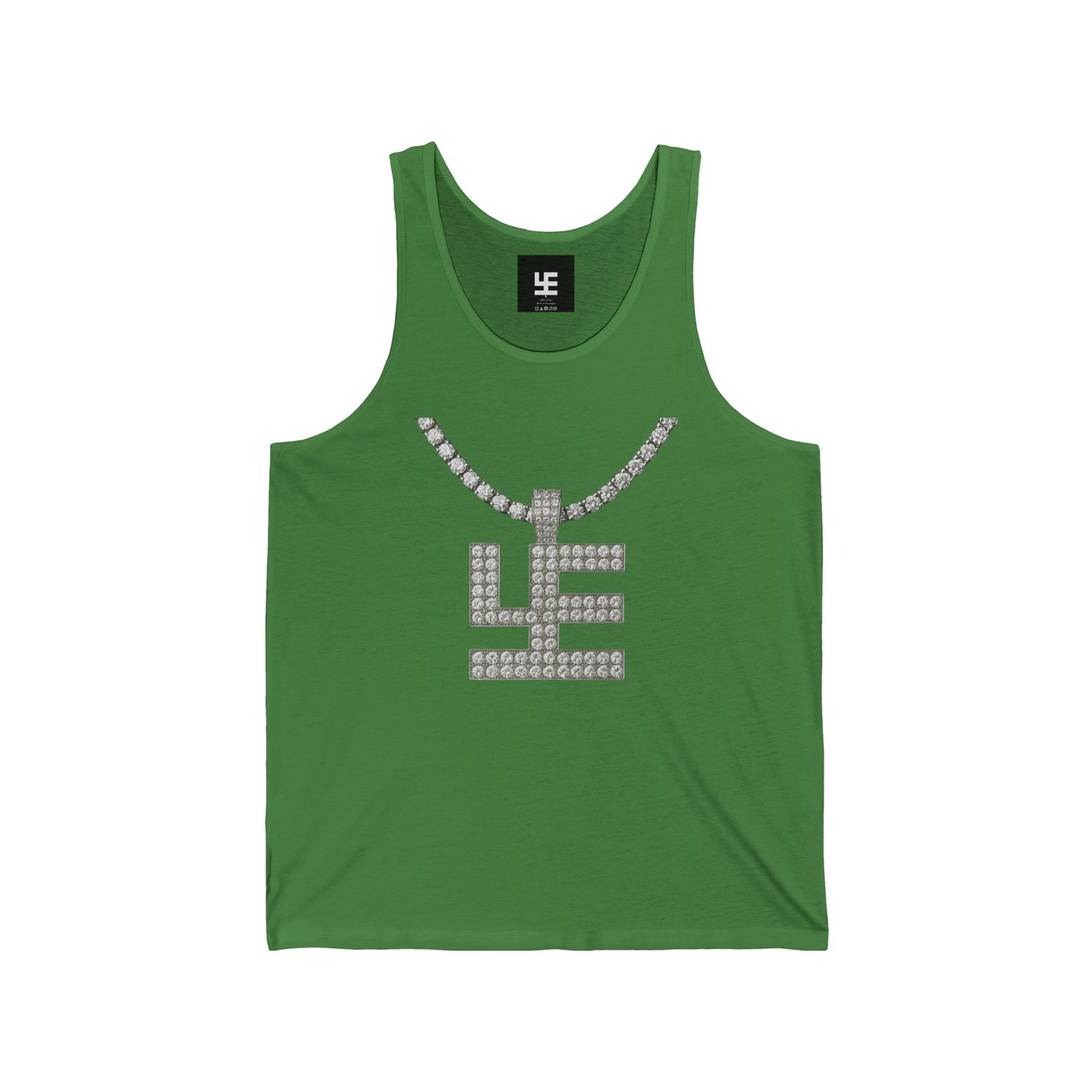 Swasticoin Stylish Unisex Jersey Tank | Casual Summer Wear, Festival Outfit, Graphic Tee for Beach Days, Music Events, Workout Gear