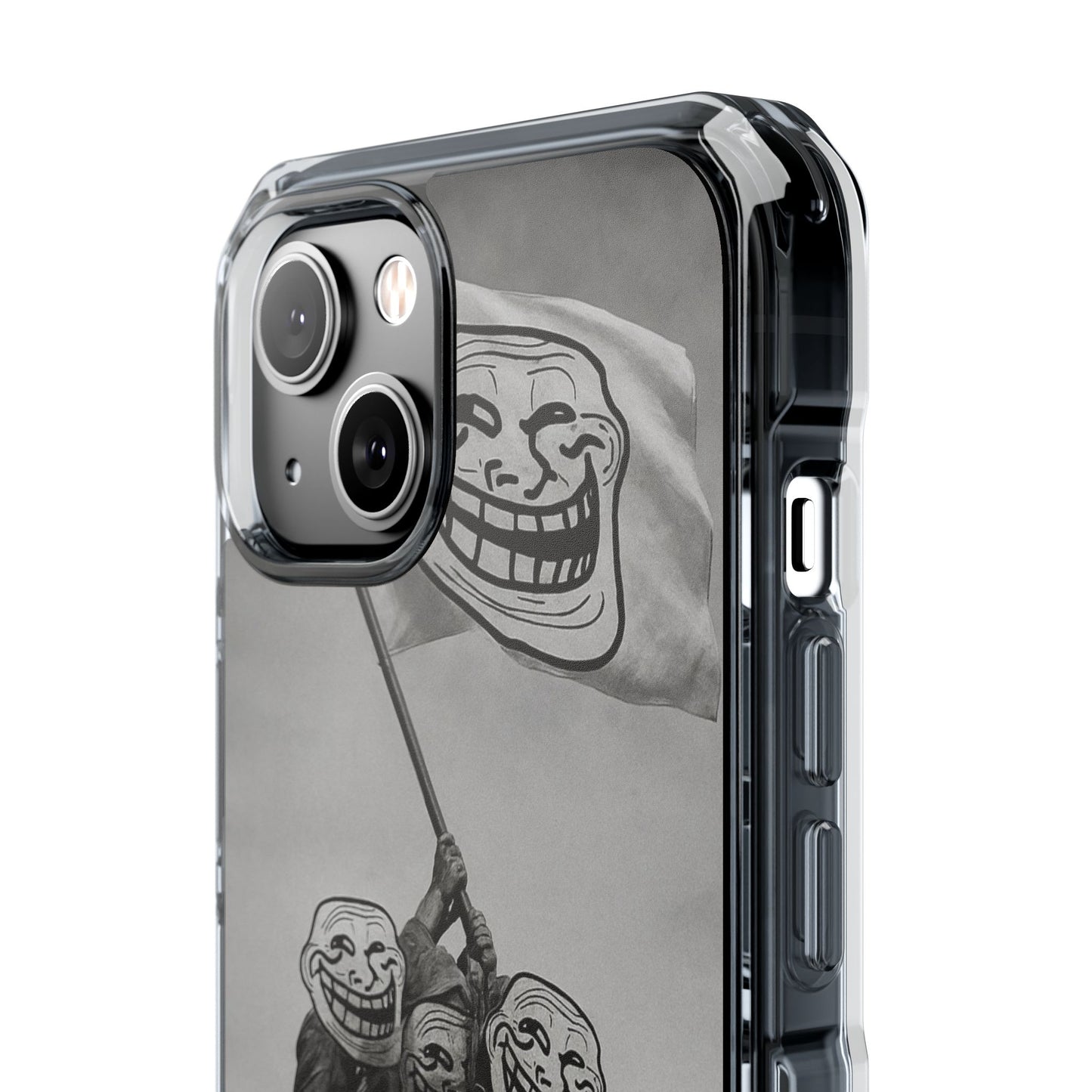 TROLL Flag Phone Case, Trendy Phone Cover, Gift for Gamers, Unique Phone Accessory, Funny Phone Protection