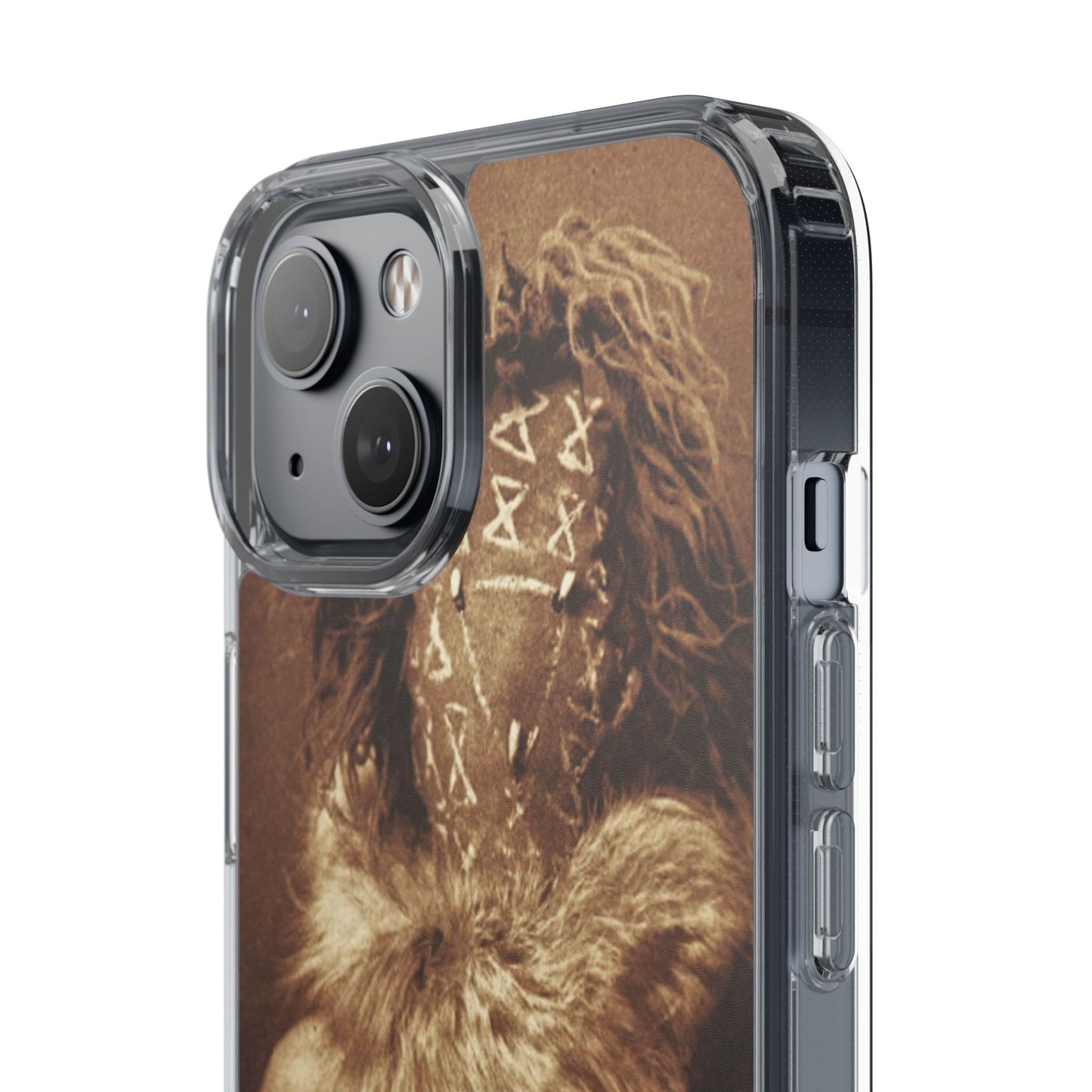 Yei Artistic Clear Phone Case for Unique Expression, Phone Accessories, Nature Lovers, Boho Style, Gift for Him/Her