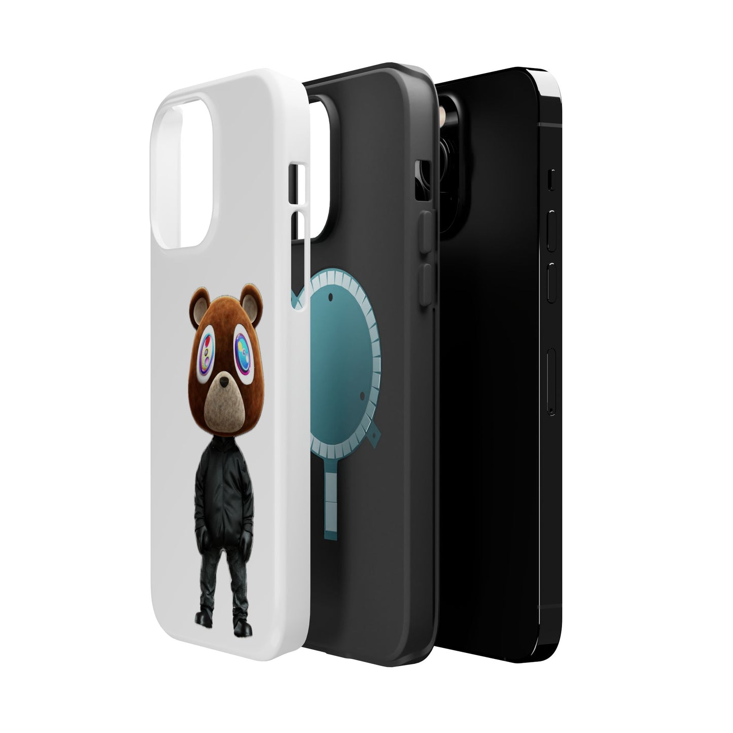 Ye Bear Character Magnetic Phone Cases, Fun Gift, Unique Phone Accessory, Trendy Tech, Personalized Style, Everyday Use