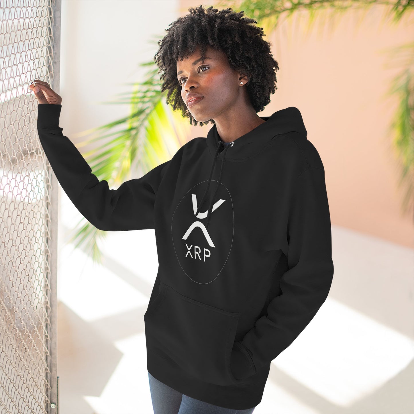 XRP Cozy Three-Panel Fleece Hoodie for Relaxed Casual Style, Perfect for Lounging, Gifting, Everyday Wear, and Cozy Nights