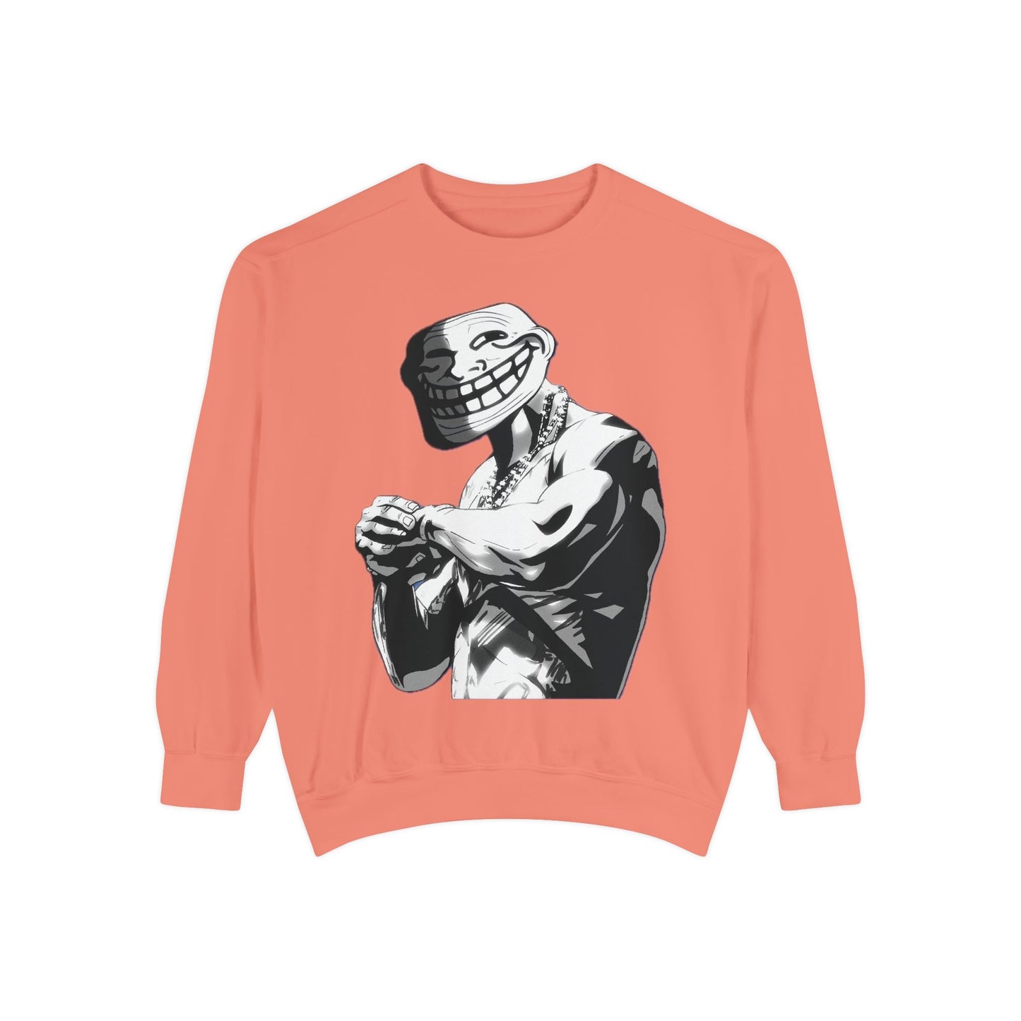 TROLL Stylish Unisex Sweatshirt with Playful Graphic, Trendy Streetwear, Cozy and Casual, Perfect Gift for Any Occasion, Unique Art Design