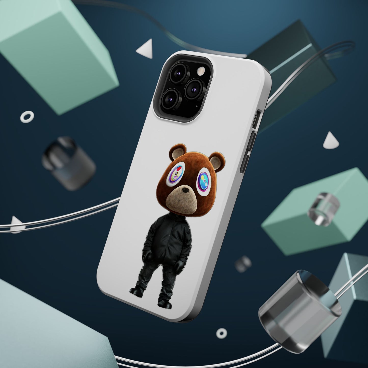 Ye Bear Character Magnetic Phone Cases, Fun Gift, Unique Phone Accessory, Trendy Tech, Personalized Style, Everyday Use