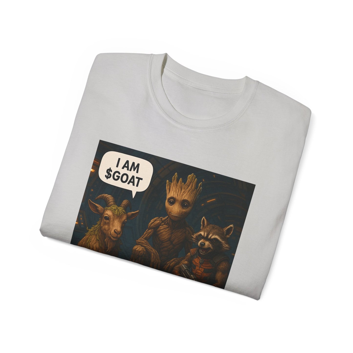 Goat Graphic Tee for Fans of Humor, Perfect Gift for Birthdays, Casual Wear, Geeky Apparel, I AM GOAT Theme