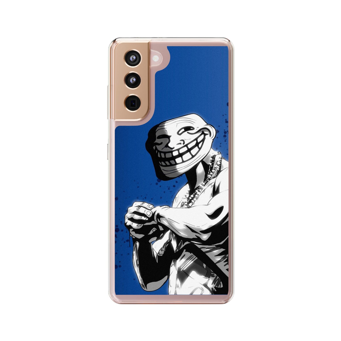 TROLL Clear Cases with Bold Graphic Design, Awesome Phone Accessories, Unique Gifts, Cartoon Phone Covers, Trendy Tech Gear