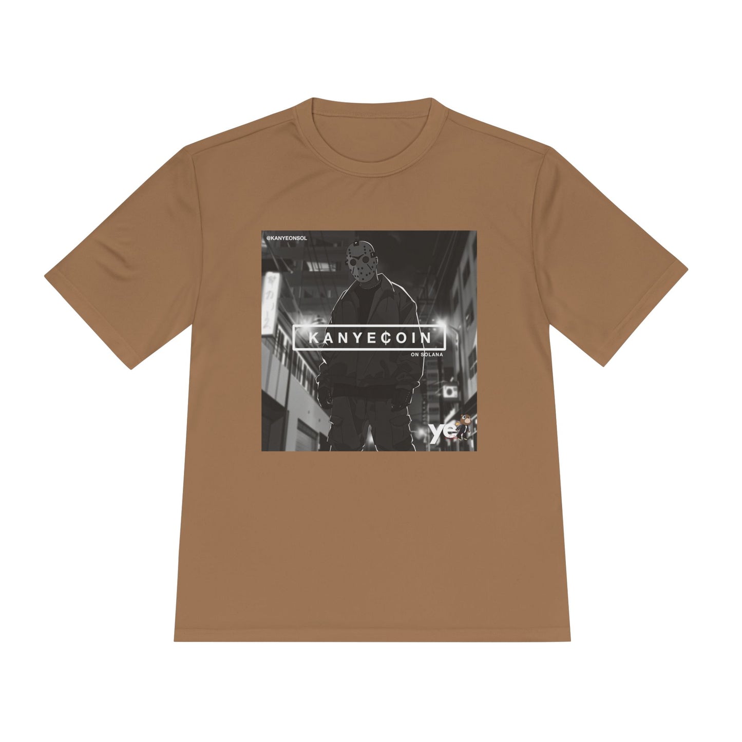 KANYECOIN Unisex Moisture Wicking Tee, Cool Graphic Tee, Music Lover Gift, Urban Style Shirt, Sportswear, Trendy Tee for Fans