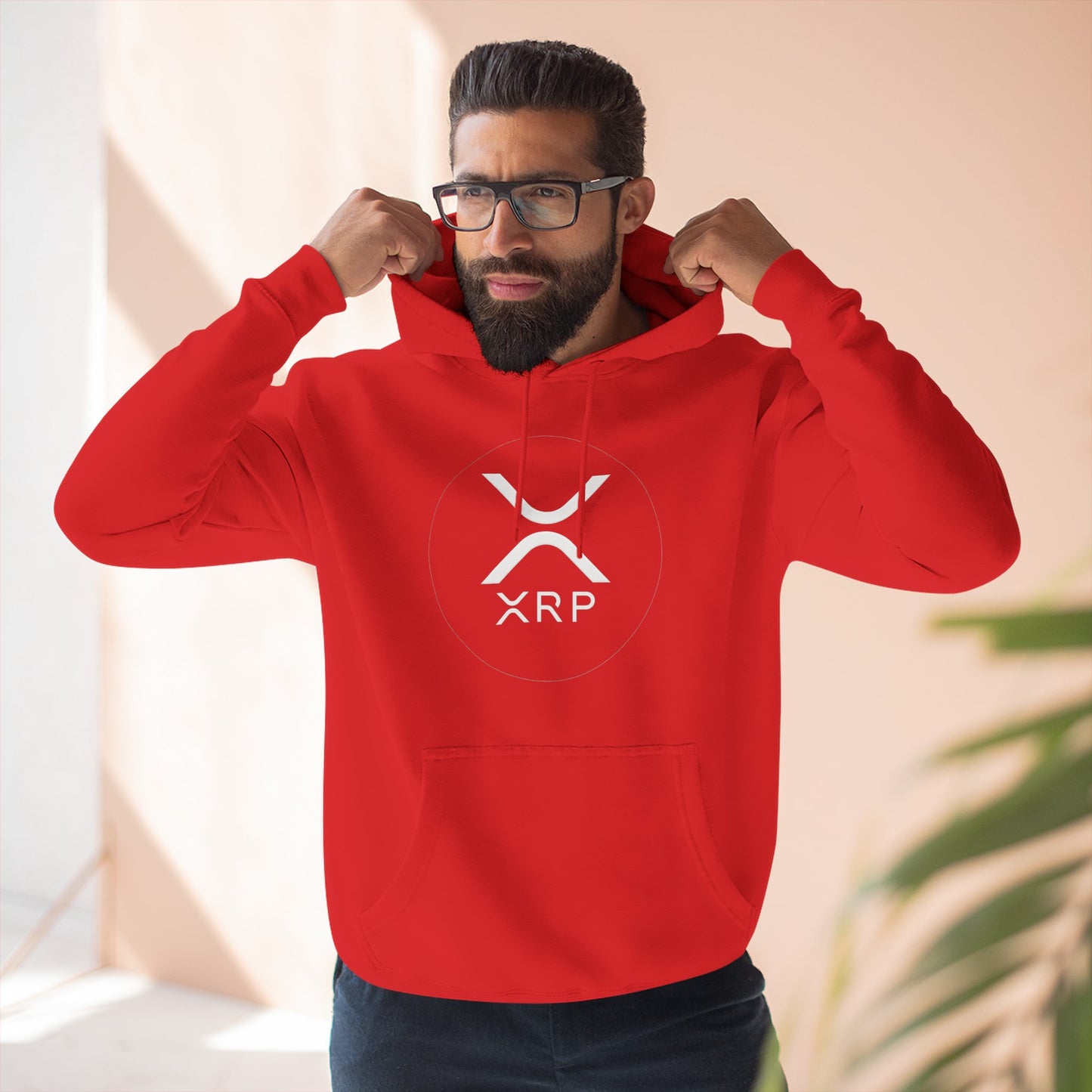XRP Cozy Three-Panel Fleece Hoodie for Relaxed Casual Style, Perfect for Lounging, Gifting, Everyday Wear, and Cozy Nights