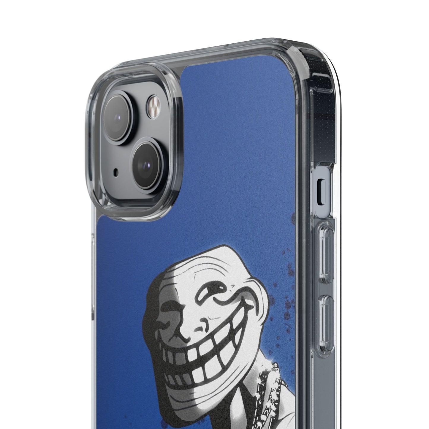 TROLL Clear Cases with Bold Graphic Design, Awesome Phone Accessories, Unique Gifts, Cartoon Phone Covers, Trendy Tech Gear