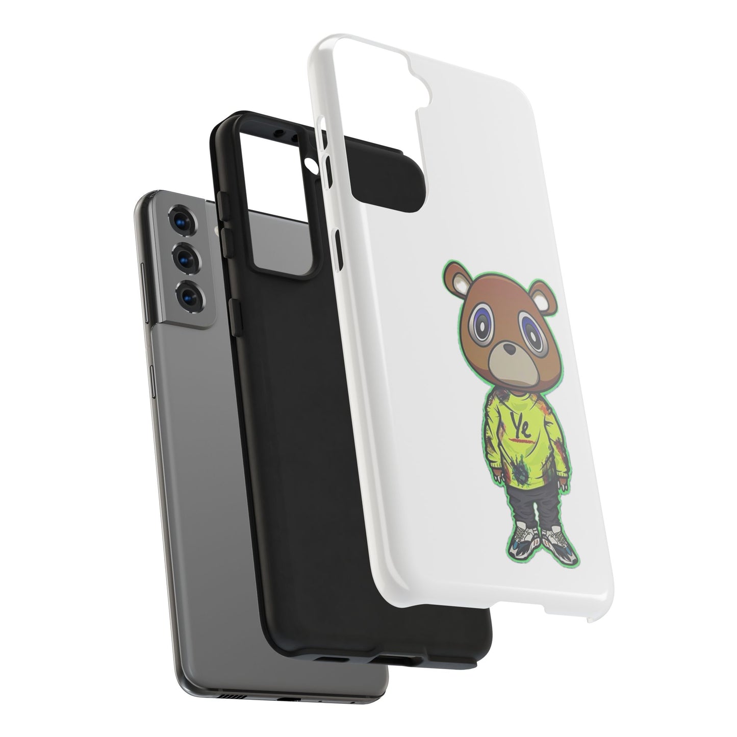 Ye Bear Tough Phone Cases with Cartoon Design - Unique Phone Cover, Durable Mobile Case, Cool Gift for Teens, Fun Accessory for Everyday Use