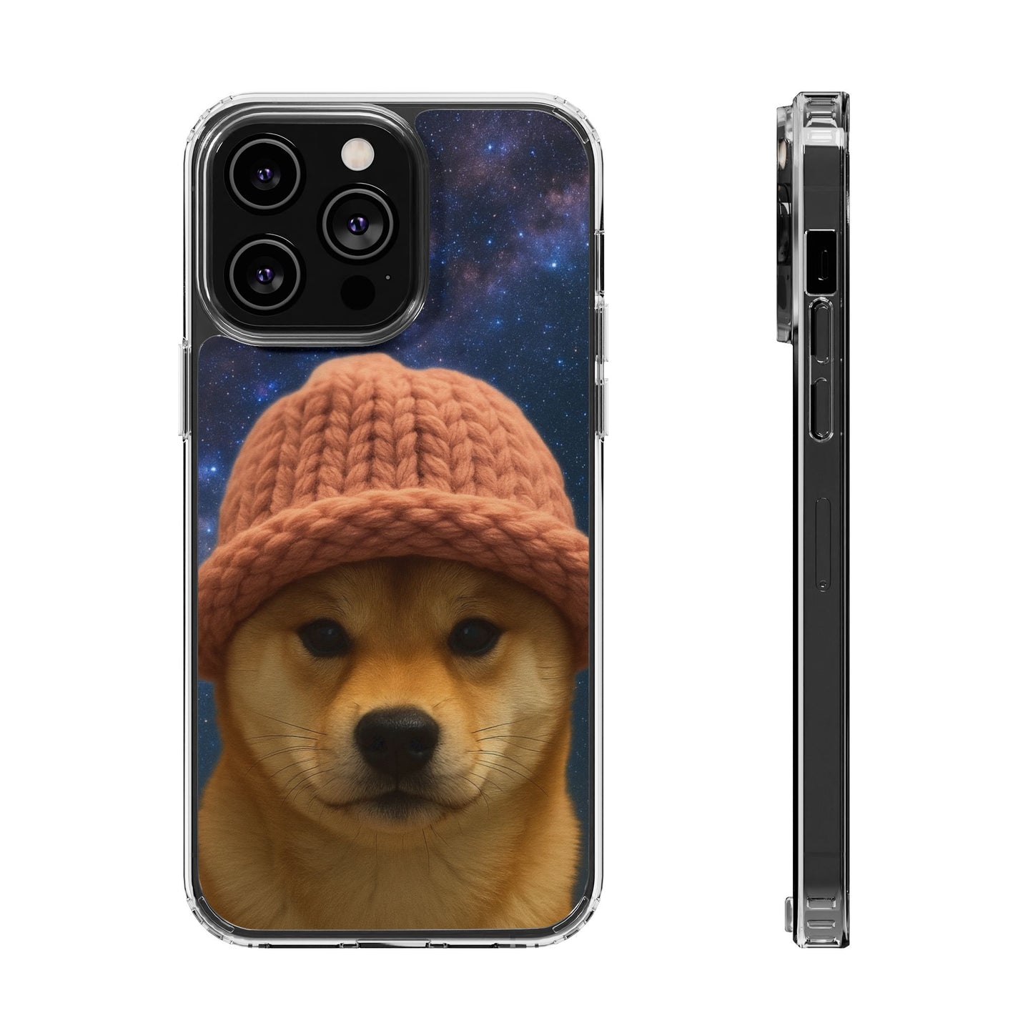 WIF Lovers Clear Phone Case, Cute Phone Cover for Animal Lovers, Pet Gift, Trendy Smartphone Accessory, Unique Dog Case