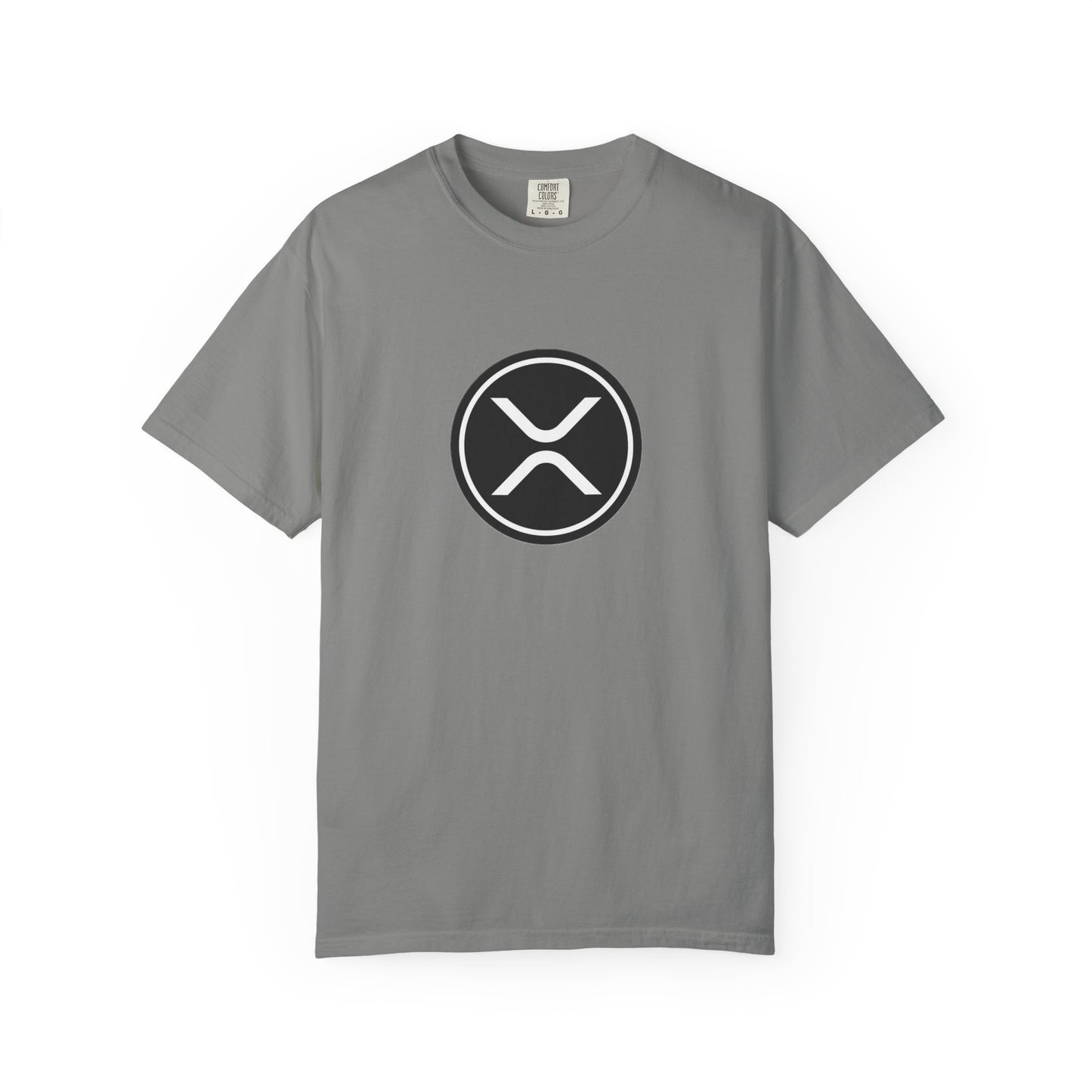 XRP Unisex Garment-Dyed T-Shirt with Minimalist Logo, Stylish Casual Wear, Perfect for Gifts, Everyday Comfort, Cool Streetwear
