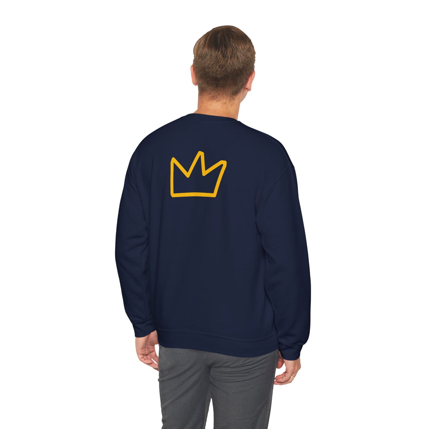 Trench Merch Stylish Honeycomb Crewneck Sweatshirt, Cozy Unisex Sweatshirt, Casual Fall Apparel, Gift for Honey Lovers, Trendy Weekend Wear