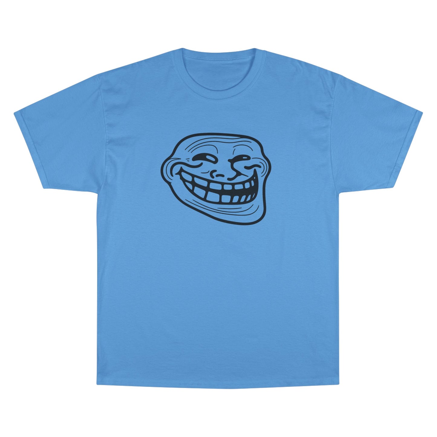 TROLL Funny Meme Champion T-Shirt, Humor Shirt, Gift for Gamers, Casual Wear, Laughing Face Tee, Perfect for Parties