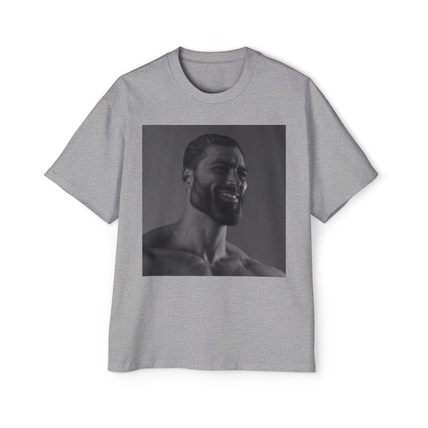 GIGA Men's Heavy Oversized Tee | Casual Streetwear Shirt, Graphic Tee, Gift for Him, Unisex Style, Trendy Apparel