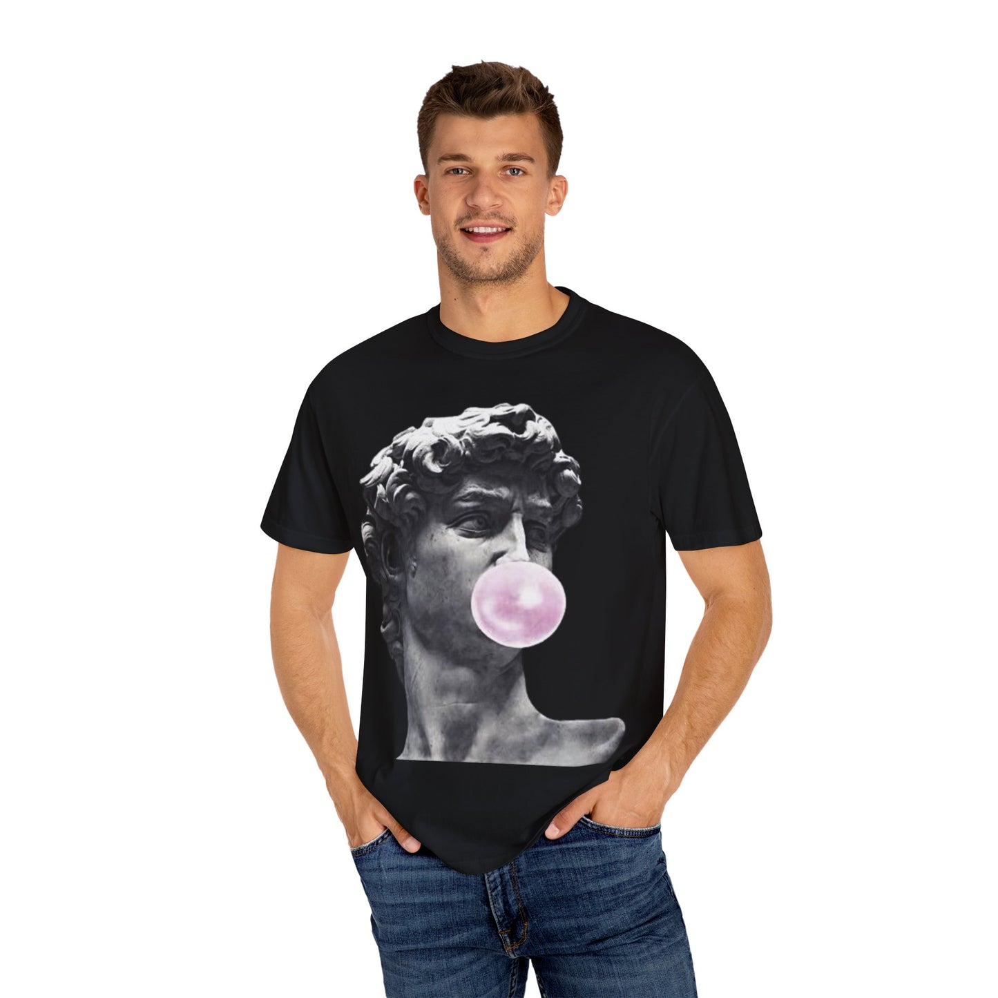 @ye Bubblegum David T-Shirt | Trendy Unisex Tee, Art-Inspired Shirt, Casual Summer Wear, Gift for Art Lovers i