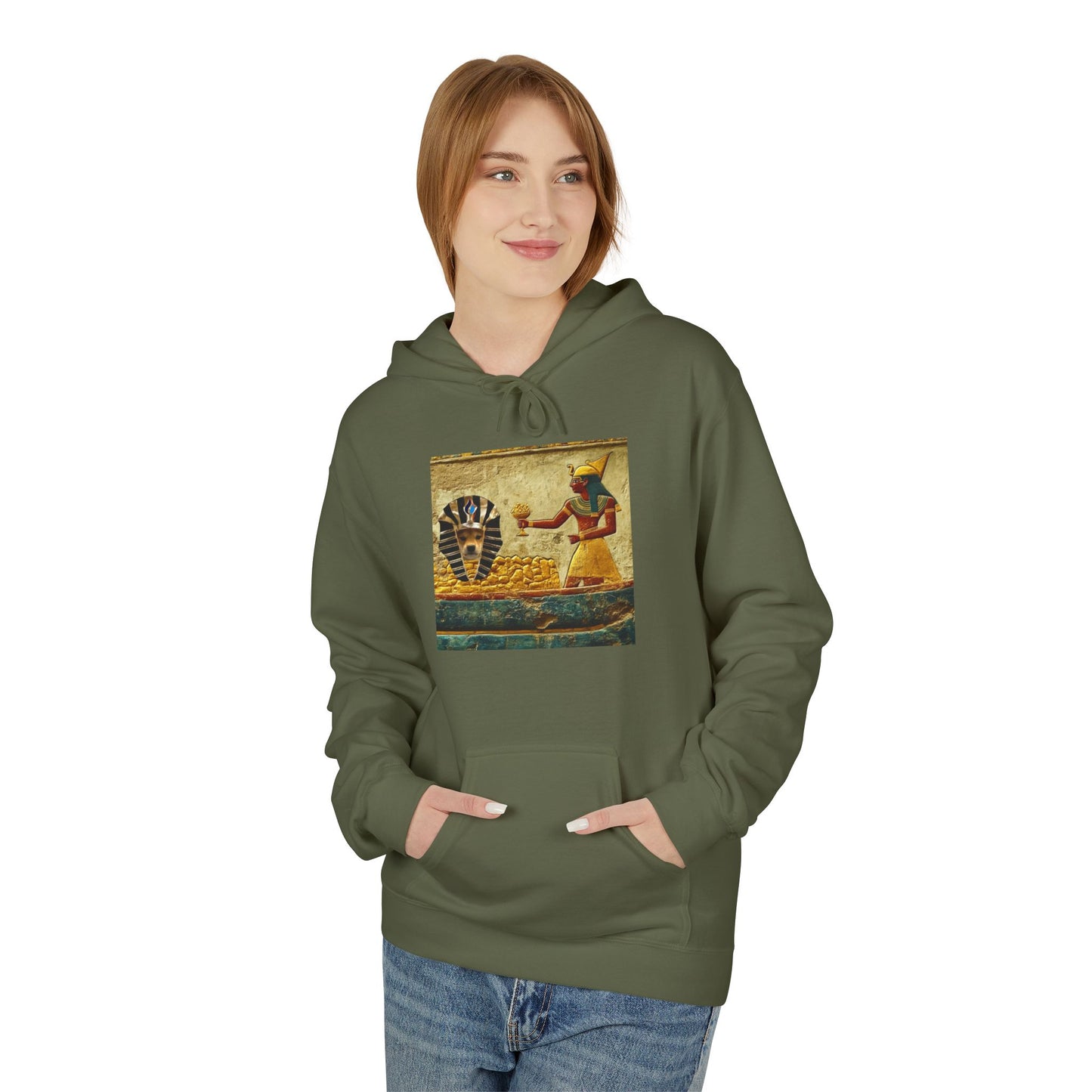 WIF Art Hoodie, Cozy Fleece Pullover for Art Lovers, Unique Gift for Creative Souls, Perfect for Casual Wear, Art-Inspired Fashion