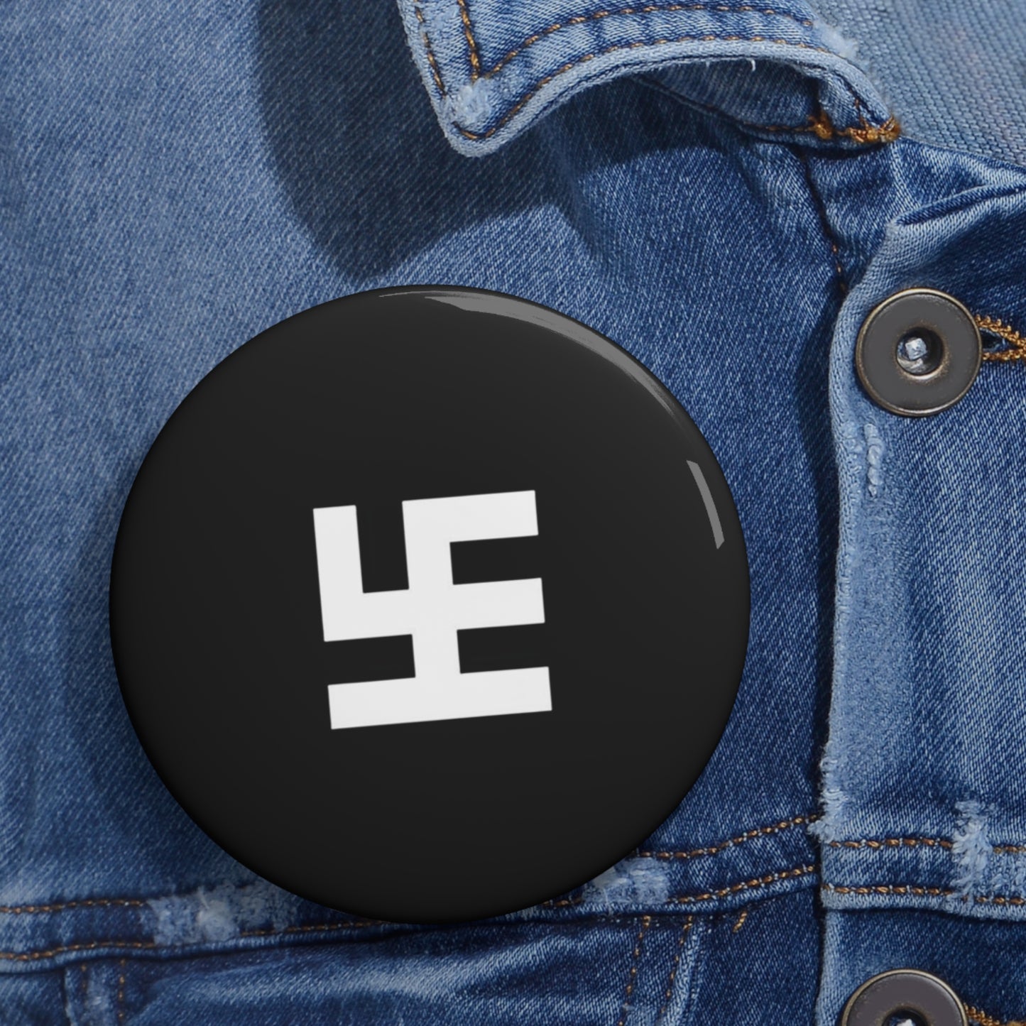 Swasticoin Custom Pin Buttons for Personalization, Party Favors, Collectibles, Gifts, Fashion Accessories