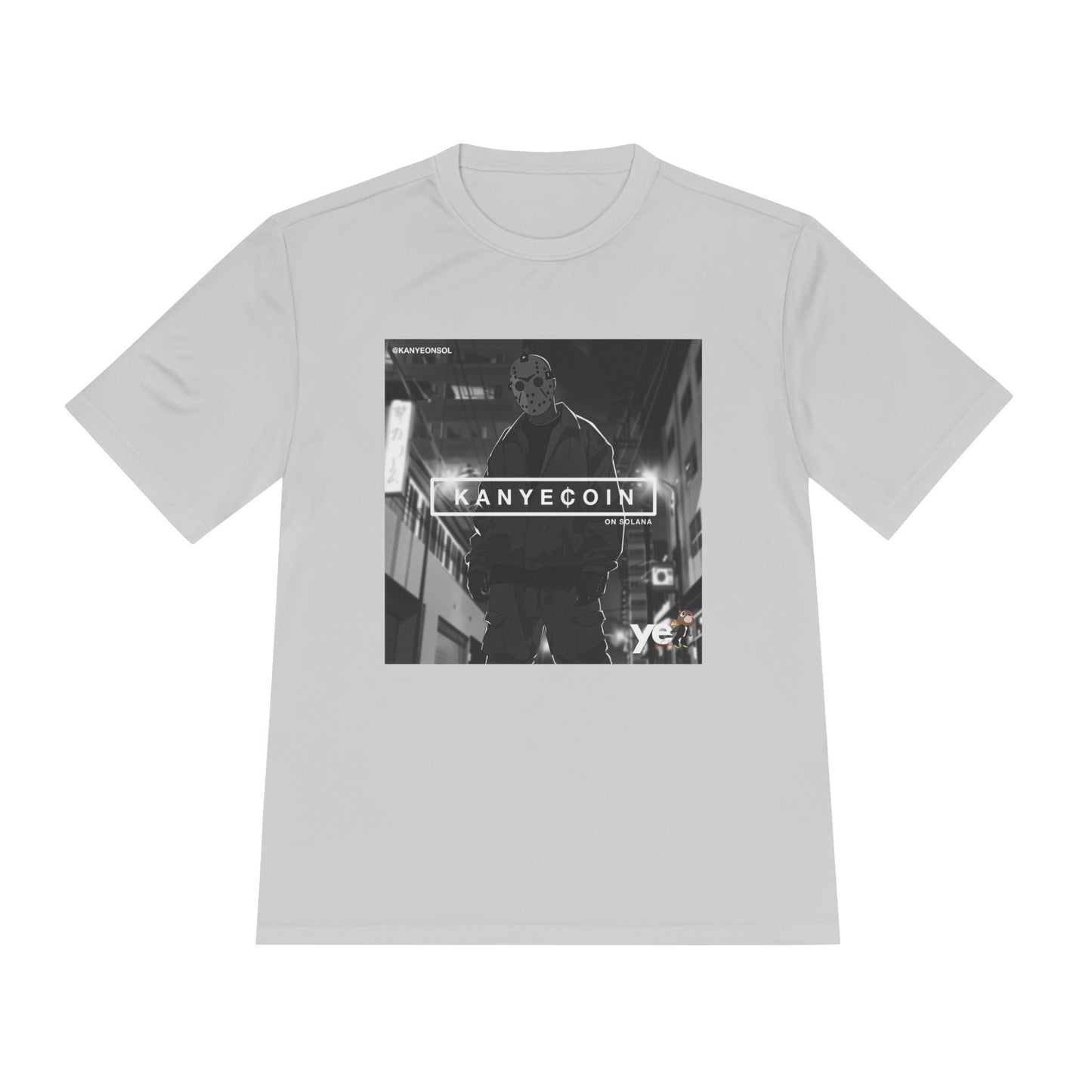 KANYECOIN Unisex Moisture Wicking Tee, Cool Graphic Tee, Music Lover Gift, Urban Style Shirt, Sportswear, Trendy Tee for Fans