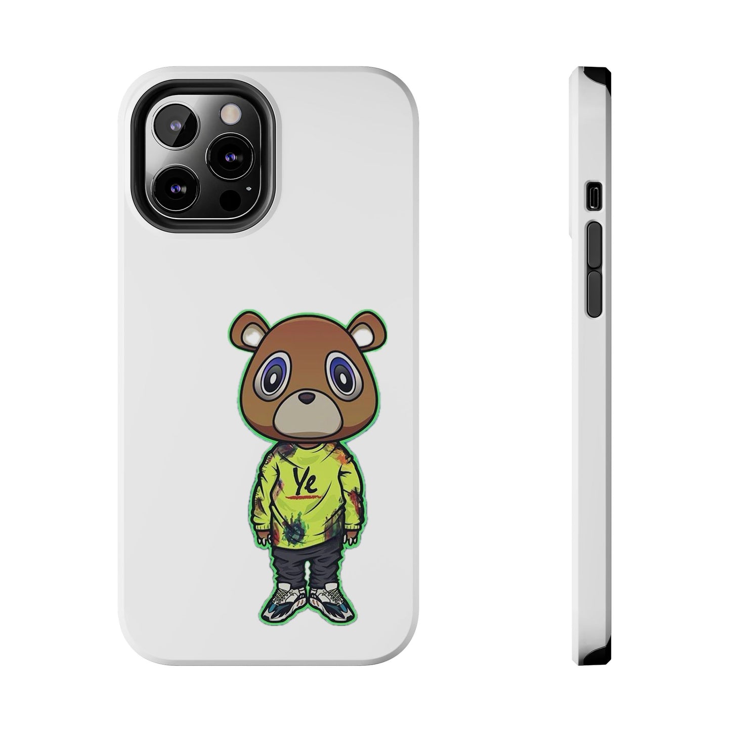 Ye Bear Tough Phone Cases with Cartoon Design - Unique Phone Cover, Durable Mobile Case, Cool Gift for Teens, Fun Accessory for Everyday Use