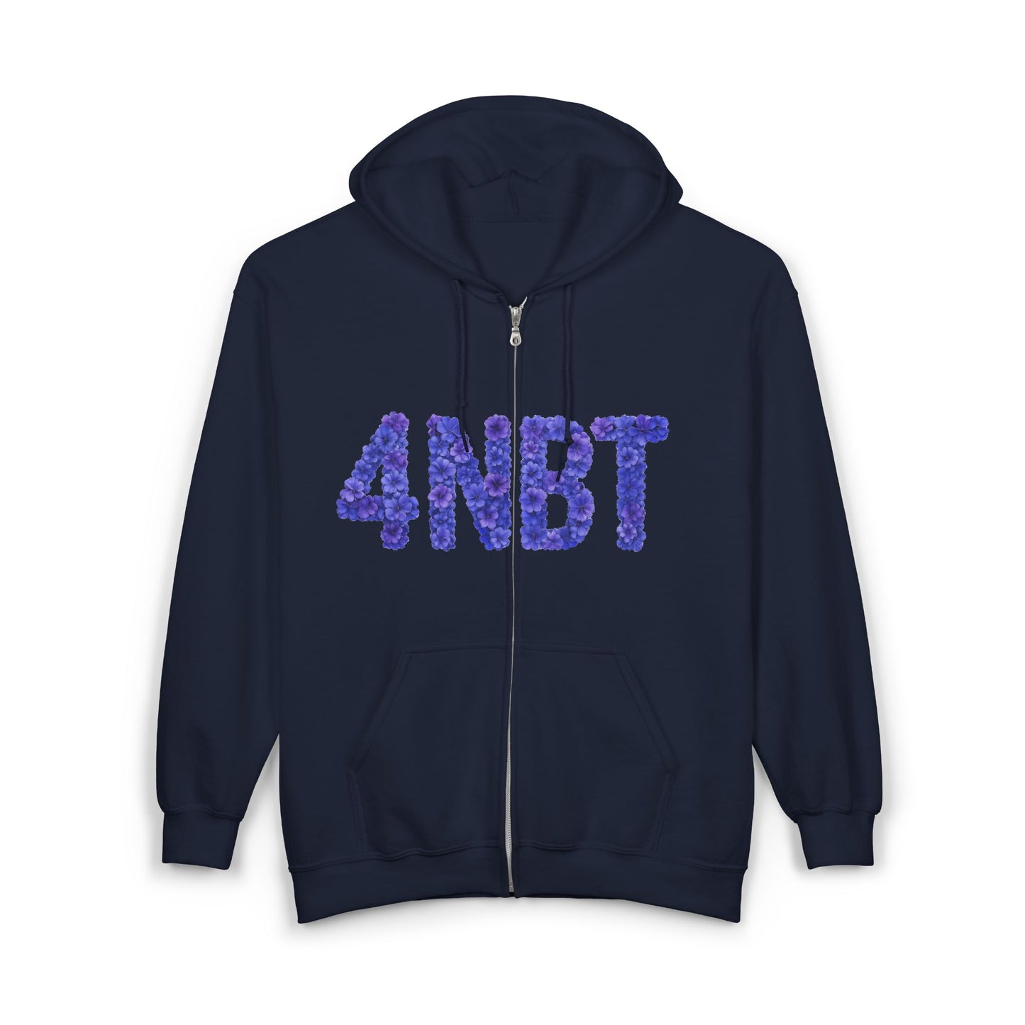 Colorful 4NBT Unisex Zip Hoodie | Casual Wear, Gift, Streetwear, Cozy Layering, Spring Fashion