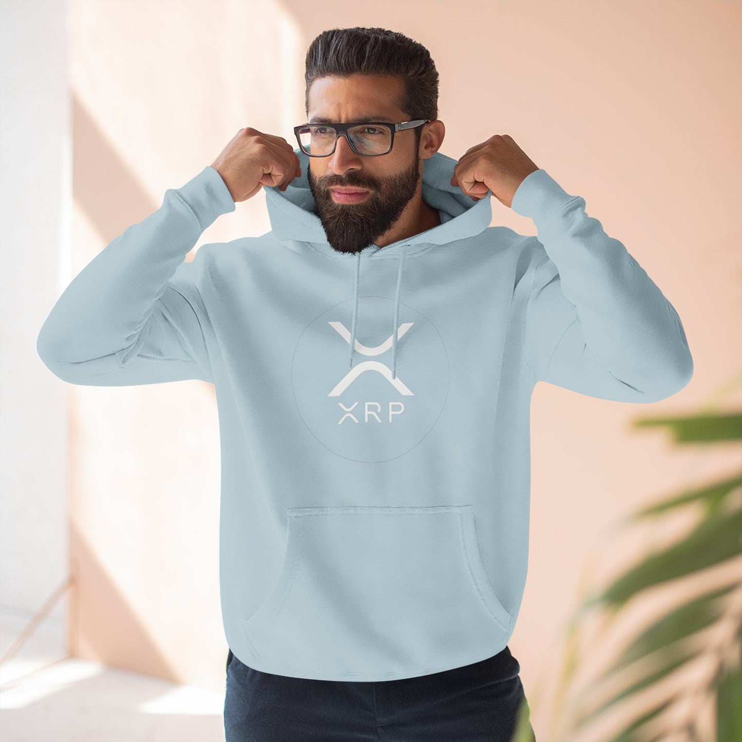 XRP Cozy Three-Panel Fleece Hoodie for Relaxed Casual Style, Perfect for Lounging, Gifting, Everyday Wear, and Cozy Nights