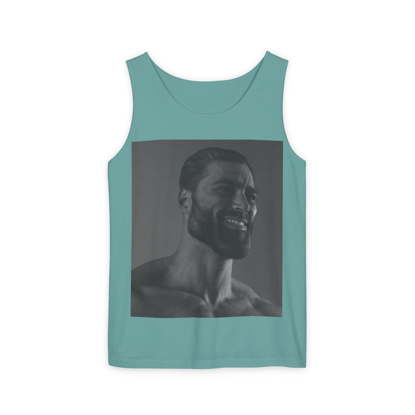 GIGA Unisex Garment-Dyed Tank Top, Summer Apparel, Funny Graphic Tee, Workout Wear, Unique Gift Idea, Casual Outfit
