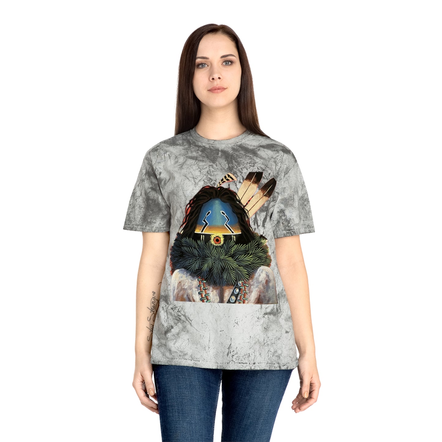 Vibrant Yei T-Shirt, Artistic Tee, Unisex Color Blast Shirt, Festival Fashion, Eco-Friendly T-Shirt, Unique Graphic Tee
