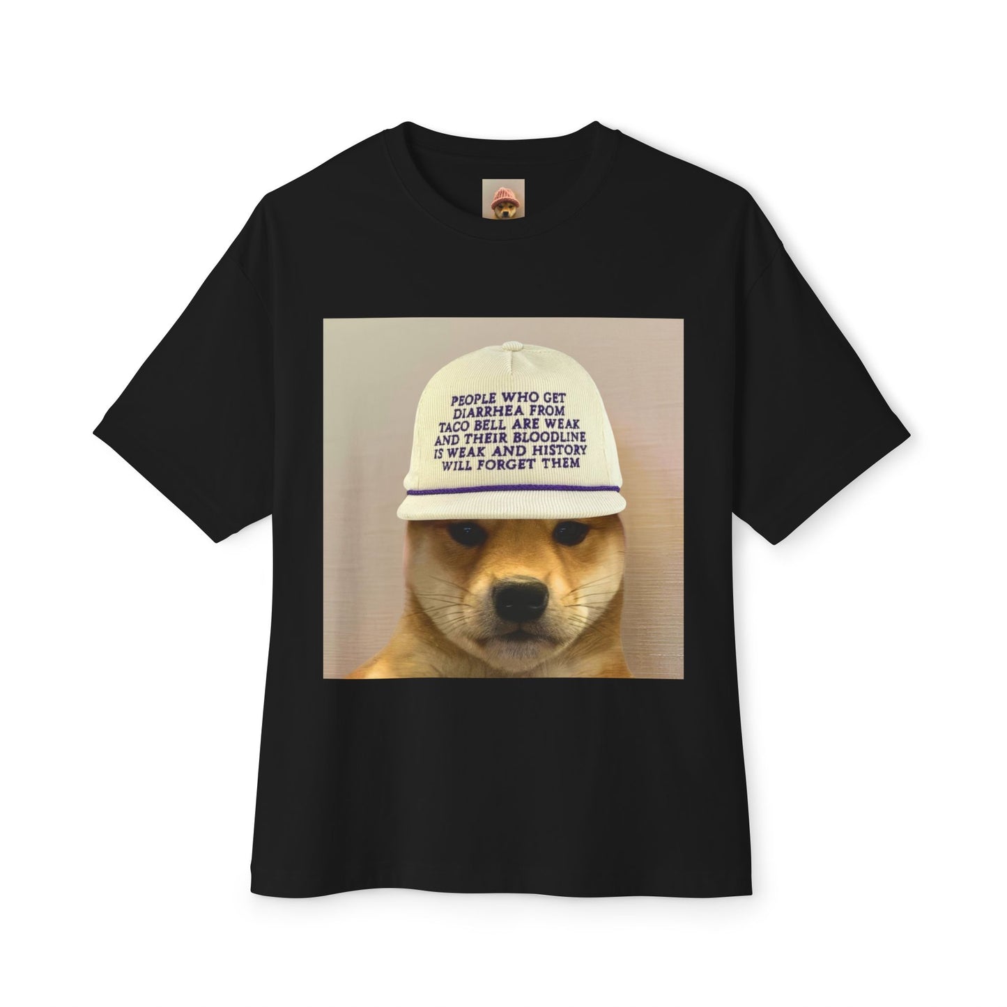 WIF Humorous Dog-Themed Oversized Tee, Casual Graphic Shirt, Gift for Pet Lovers, Funny T-Shirt, Unisex Boxy Tee
