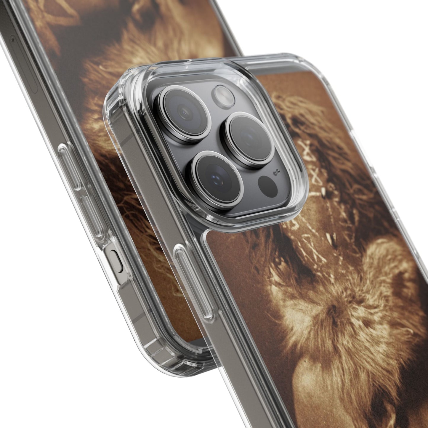 Yei Artistic Clear Phone Case for Unique Expression, Phone Accessories, Nature Lovers, Boho Style, Gift for Him/Her