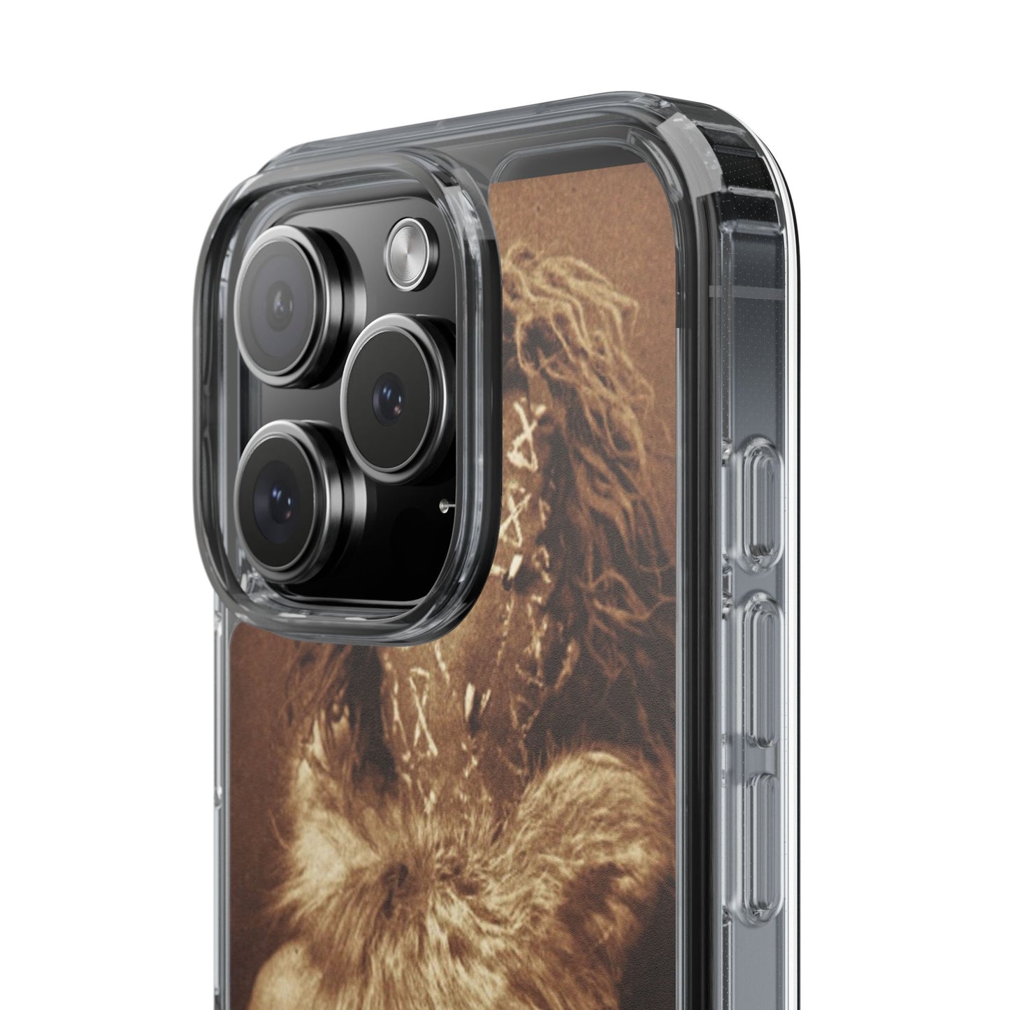 Yei Artistic Clear Phone Case for Unique Expression, Phone Accessories, Nature Lovers, Boho Style, Gift for Him/Her