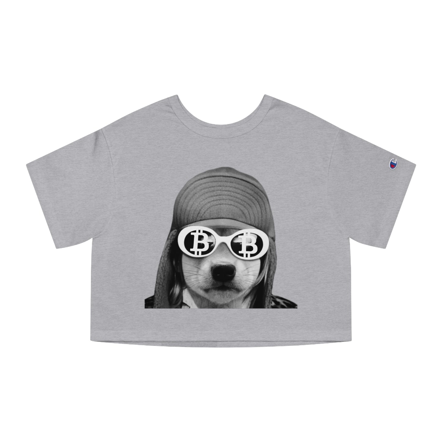 WIF Vintage Graphic Cropped T-Shirt | Fun Casual Tee for Pet Lovers | Cool Summer Fashion, Gift for Animal Lovers, Birthday